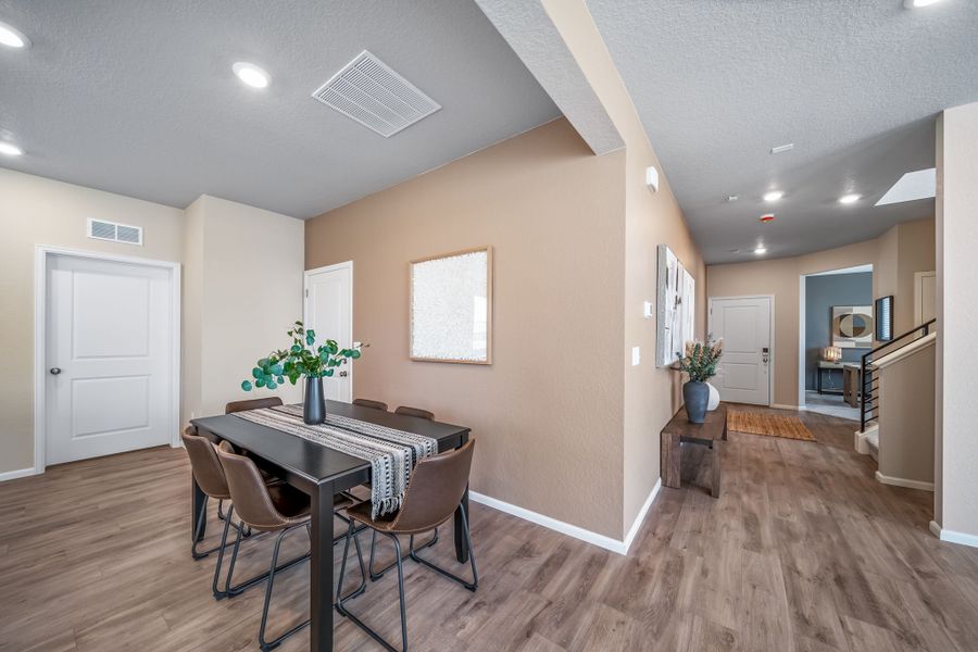 Furnished interior view inside a new home in Reunion, Commerce City (Image 14). Furnished interior view inside a new home in Reunion, Commerce City (Image 14).