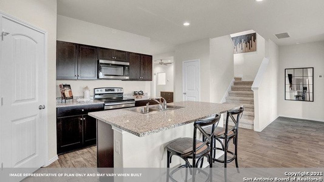 Furnished interior view inside a new home in Arroyo Ranch, Seguin (Image 23). Furnished interior view inside a new home in Arroyo Ranch, Seguin (Image 23).