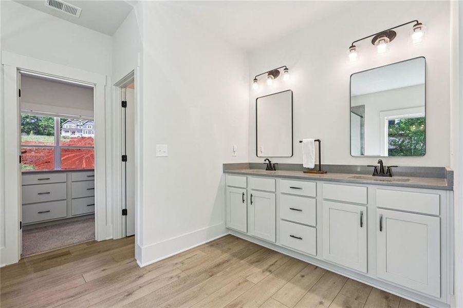 Furnished interior view inside a new home in , Hoschton (Image 53).