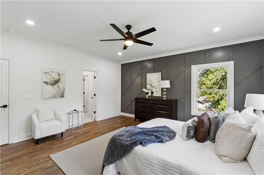 Furnished interior view inside a new home in , Decatur (Image 18).