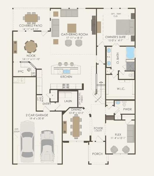 Pulte Homes, Lawson floor plan