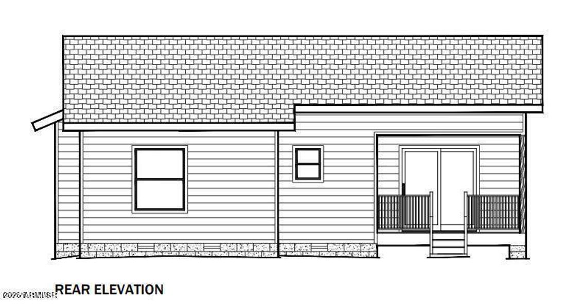 901Sf Rear elevation
