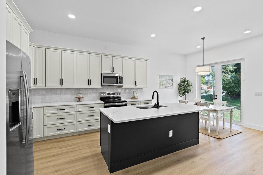 Furnished interior view inside a new home in , Vero Beach (Image 29).