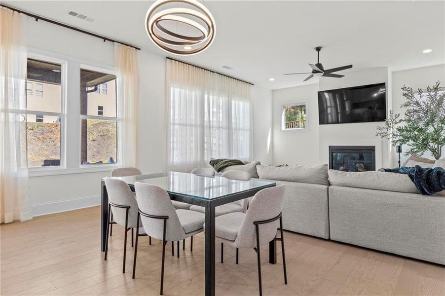 Furnished interior view inside a new home in , Woodstock (Image 24). Furnished interior view inside a new home in , Woodstock (Image 24).