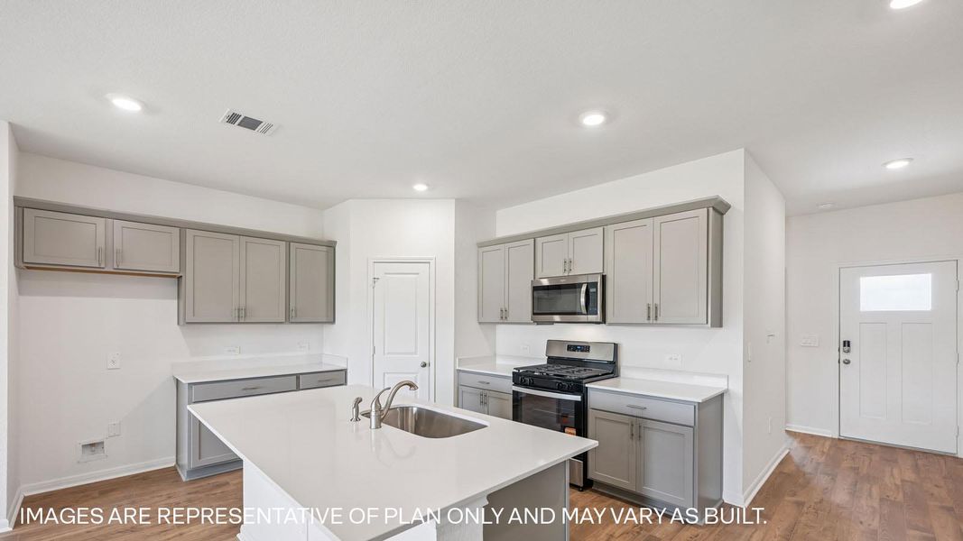 Furnished interior view inside a new home in Prairie Lakes, Buda (Image 8).