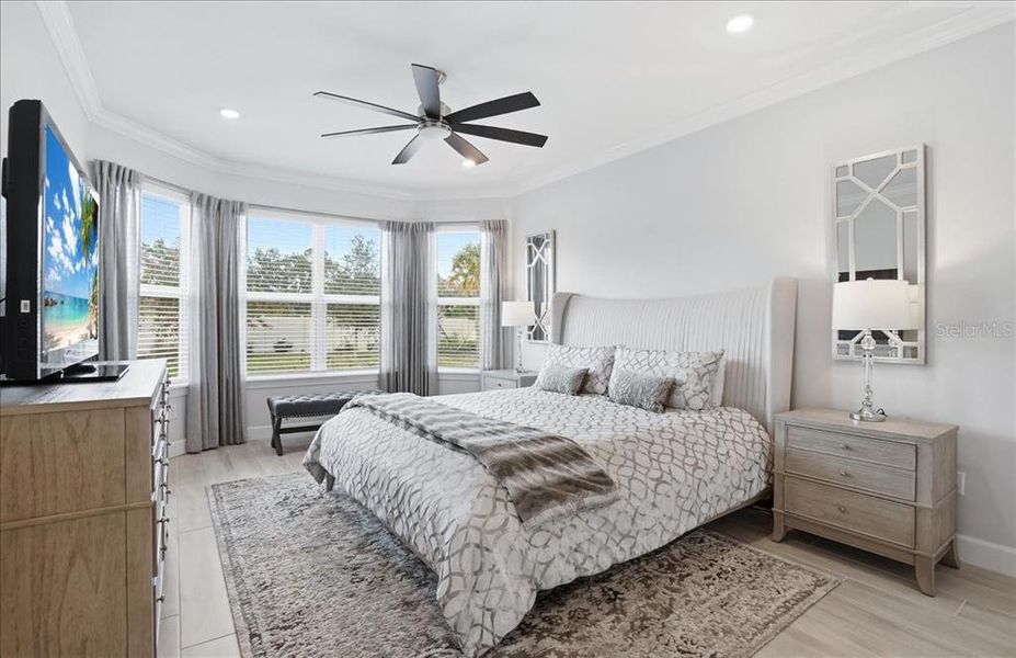 Furnished interior view inside a new home in Esplanade at Artisan Lakes, Palmetto (Image 36).