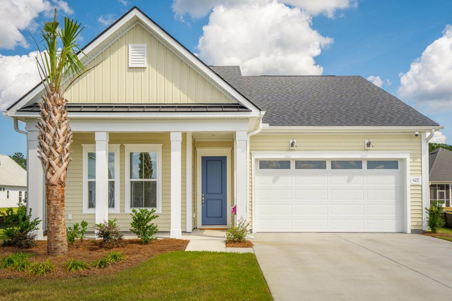 Front exterior of a new home in , Summerville, SC, highlighting curb appeal (Image 1).