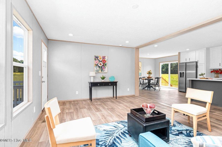 Open to Living Room Kitchen and Dining Open to Living Room Kitchen and Dining