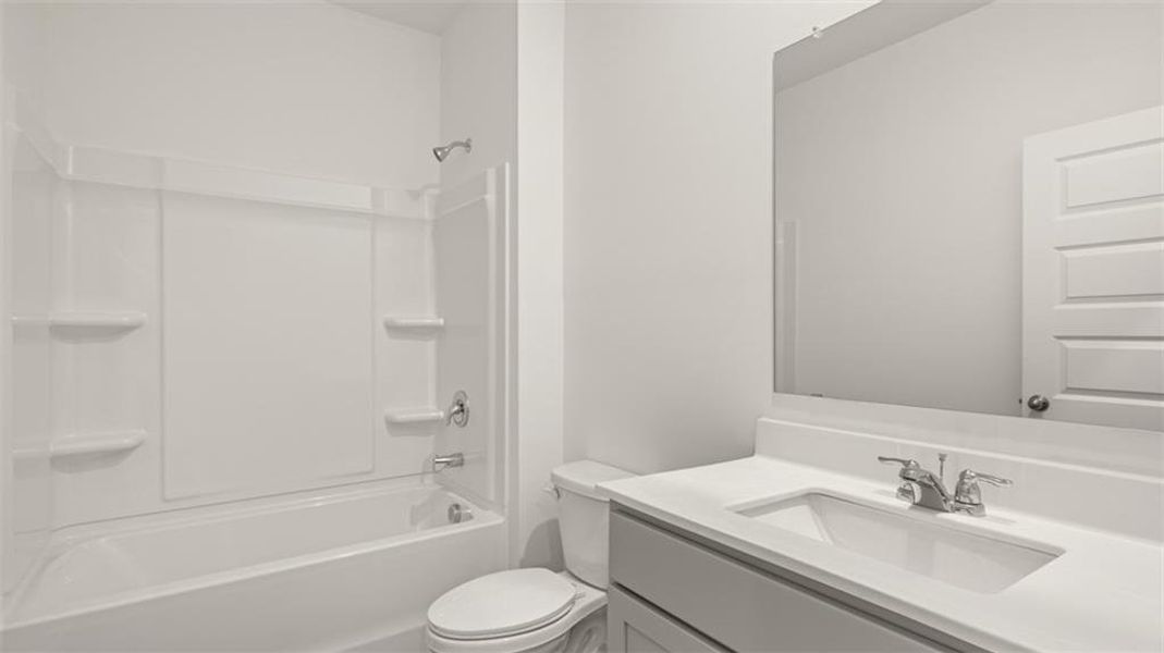Furnished interior view inside a new home in The Reserve at Calcutta, Stockbridge (Image 9).