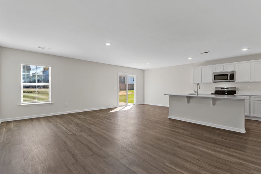 Representative unfurnished interior of a home built from the Birch A by McGuinn Homes in Reserves at Mill Creek, Columbia (Image 43).