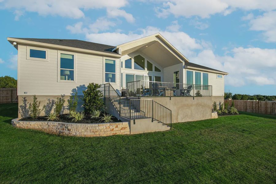 Representative exterior details of a home built from the Gregory by Chesmar Homes in Potranco Oaks 100's, Castroville (Image 3).