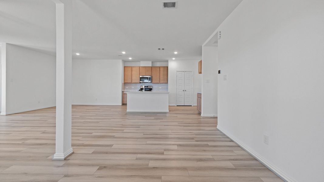 Furnished interior view inside a new home in Oakwood Estates, Waller (Image 26).