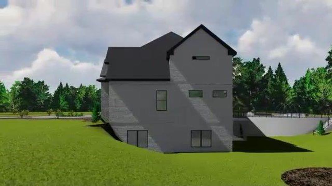 Front exterior of a new home in , Alpharetta, GA, highlighting curb appeal (Image 10).