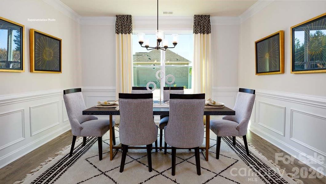 Furnished interior view inside a new home in Sylvan Creek, Denver (Image 8).