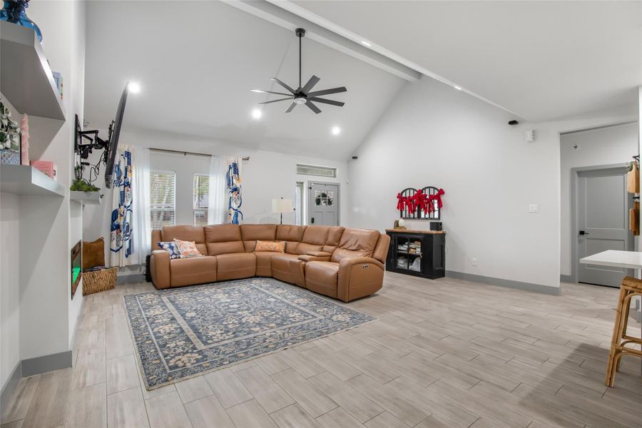 Furnished interior view inside a new home in , Roman Forest (Image 10).