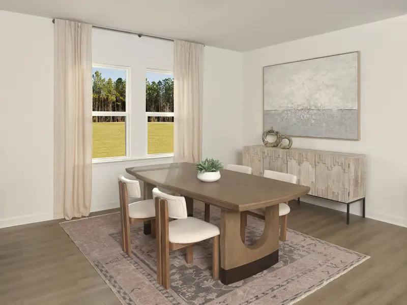 Furnished interior view inside a new home in , Ravenel (Image 3).