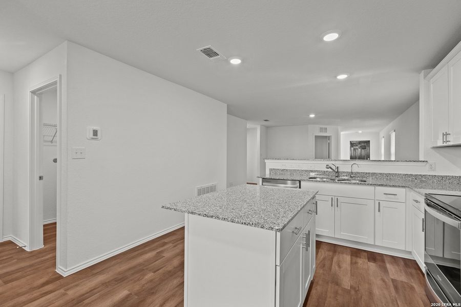 Furnished interior view inside a new home in Vista Real, Converse (Image 7). Furnished interior view inside a new home in Vista Real, Converse (Image 7).