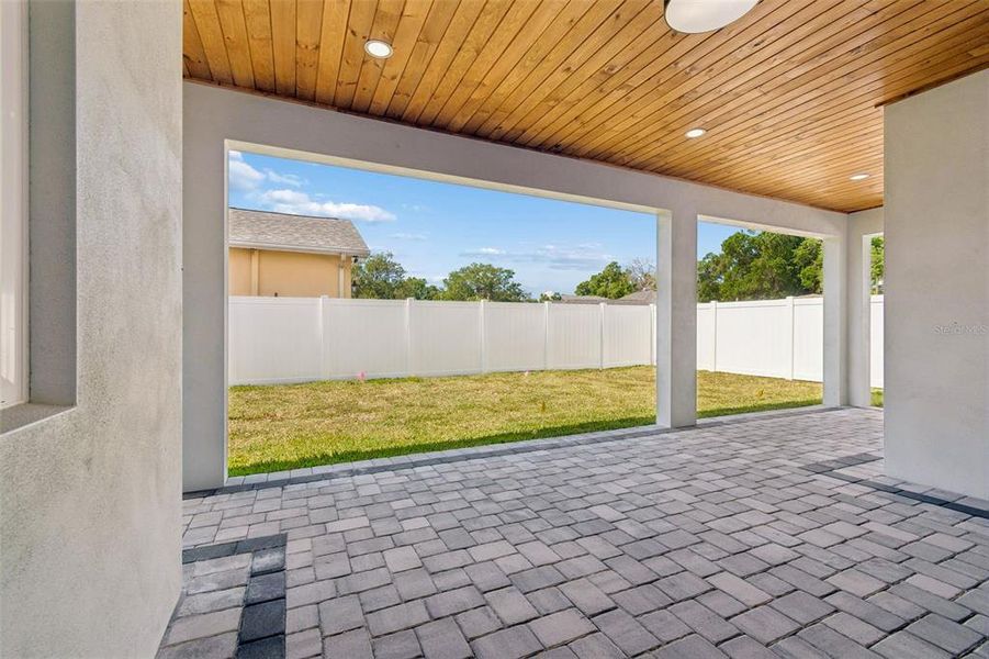Exterior details and patio area of a home in , Tampa (Image 26).