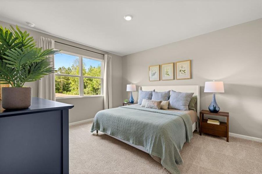 Furnished interior view inside a new home in Northberry, Rome (Image 17).