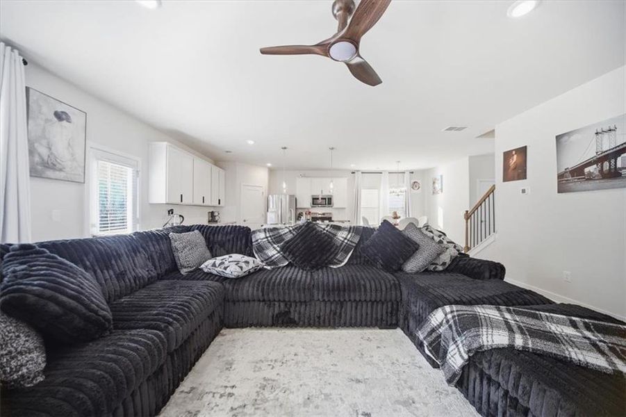 Furnished interior view inside a new home in , McDonough (Image 18).