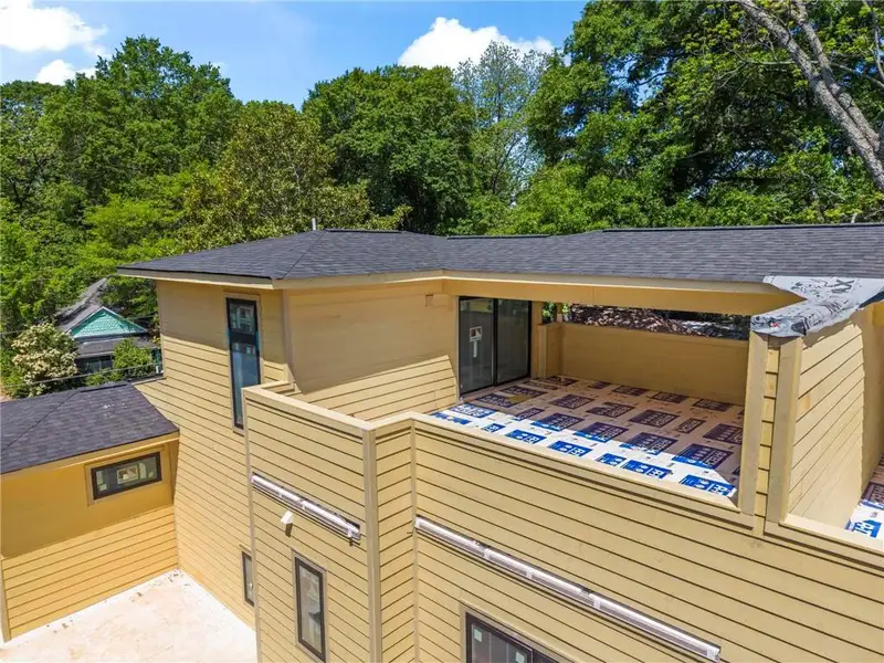 Exterior details and patio area of a home in , Atlanta (Image 3).