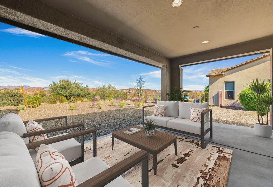 Virtually Staged Covered Patio - 10 of 31