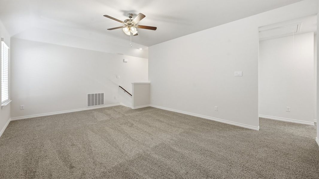 Representative unfurnished interior of a home built from the Sage by D.R. Horton in Silverado, Aubrey (Image 9).