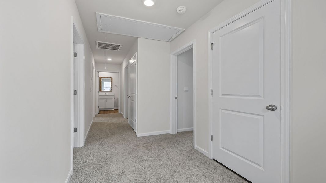 Spacious, unfurnished interior of a new home in Village Grove, Greenville (Image 18).