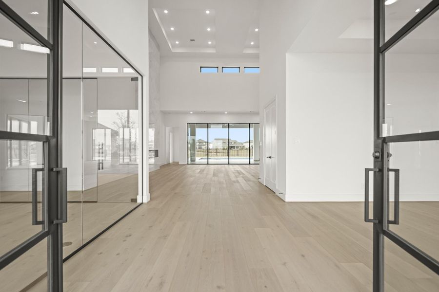 Spacious, unfurnished interior of a new home in Bridgeland, Cypress (Image 20).