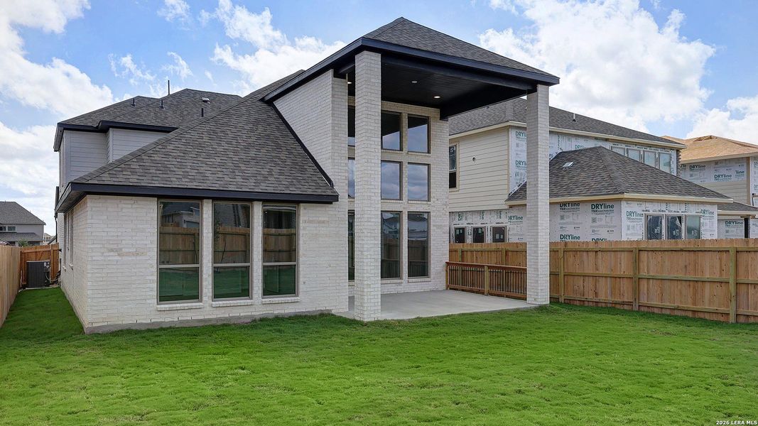 Exterior details and patio area of a home in Kallison Ranch, San Antonio (Image 3). Exterior details and patio area of a home in Kallison Ranch, San Antonio (Image 3).