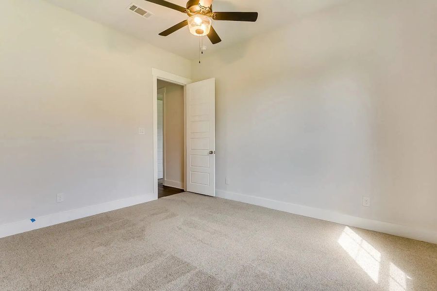 Representative unfurnished interior of a home built from the The Macy by Elmwood Custom Homes in Tuscan Estates, Waxahachie (Image 26). Representative unfurnished interior of a home built from the The Macy by Elmwood Custom Homes in Tuscan Estates, Waxahachie (Image 26).