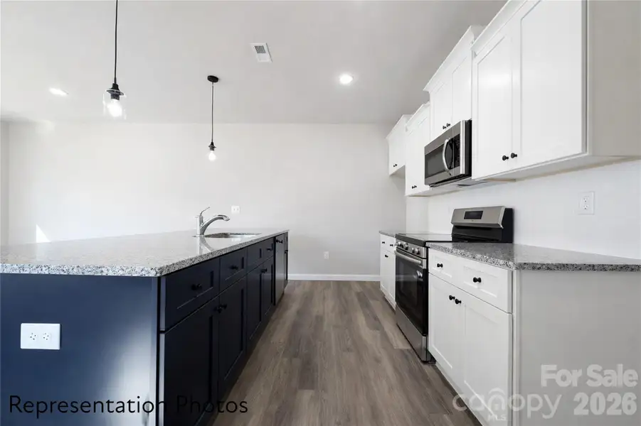 Furnished interior view inside a new home in , Charlotte (Image 6).