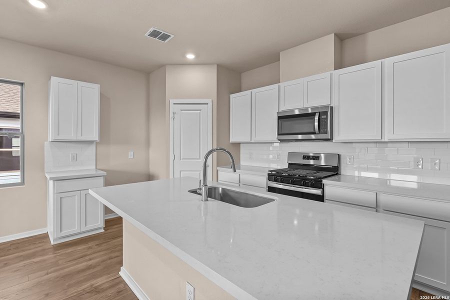 Furnished interior view inside a new home in Garden Grove, San Antonio (Image 15). Furnished interior view inside a new home in Garden Grove, San Antonio (Image 15).