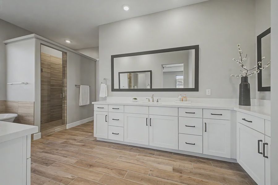 Furnished interior view inside a new home in Bellero Estates, Queen Creek (Image 17).