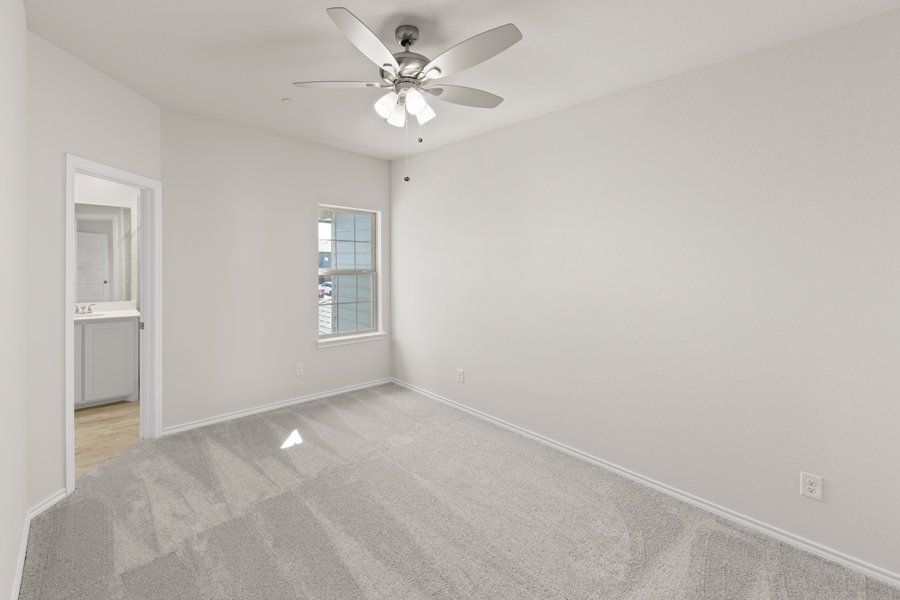 Front exterior of a new home in Sanger Circle, Sanger, TX, highlighting curb appeal (Image 15). Front exterior of a new home in Sanger Circle, Sanger, TX, highlighting curb appeal (Image 15).