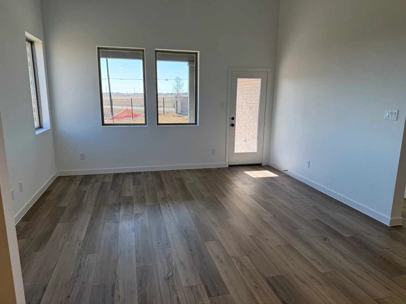 Family Room Construction Progress