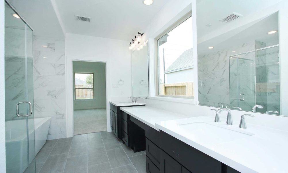 Representative Primary Bathroom - some options shown