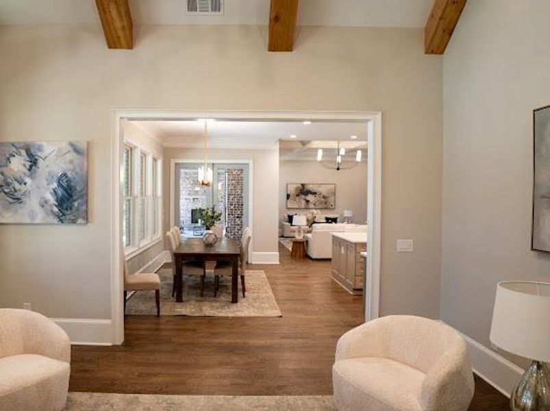 Furnished interior view inside a new home in , Athens (Image 55).