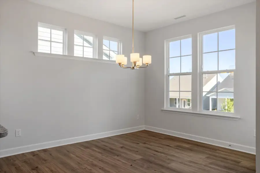 Spacious, unfurnished interior of a new home in Ovation at Sweetbrier, Durham (Image 18). Spacious, unfurnished interior of a new home in Ovation at Sweetbrier, Durham (Image 18).
