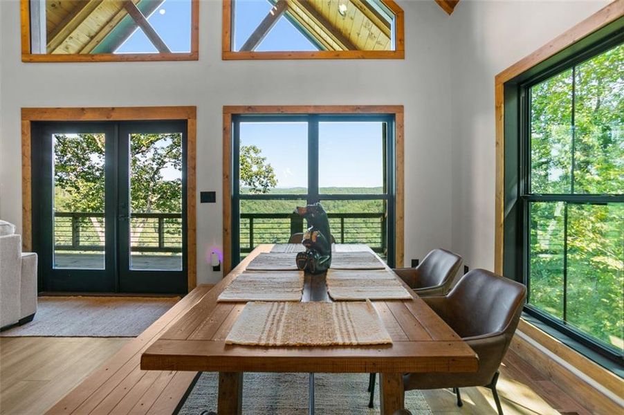 Exterior details and patio area of a home in , Talking Rock (Image 27).