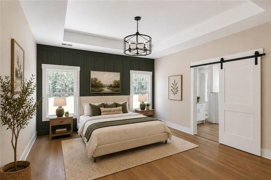 Furnished interior view inside a new home in , Jefferson (Image 7).
