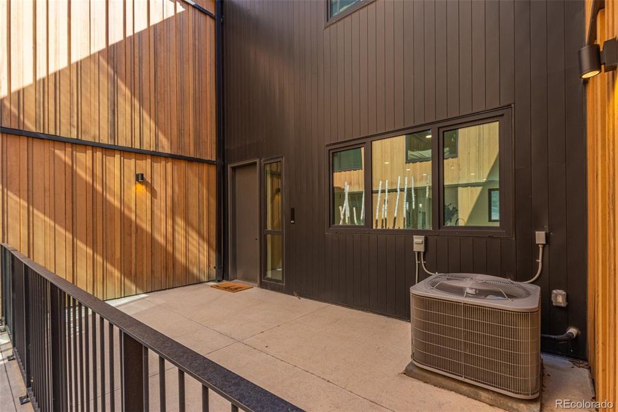 Exterior details and patio area of a home in , Denver (Image 19). Exterior details and patio area of a home in , Denver (Image 19).