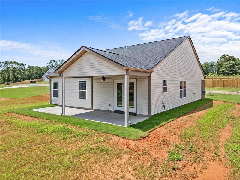 Front exterior of a new home in New Prospect Haven, Inman, SC, highlighting curb appeal (Image 16).