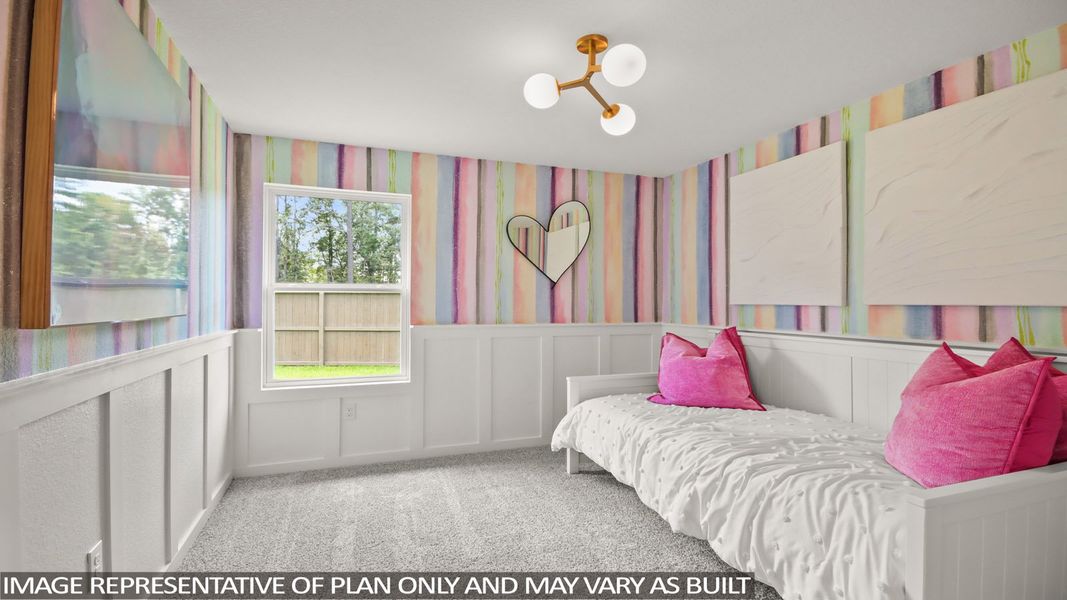 Furnished interior view inside a new home in Lexington Heights, Willis (Image 23).