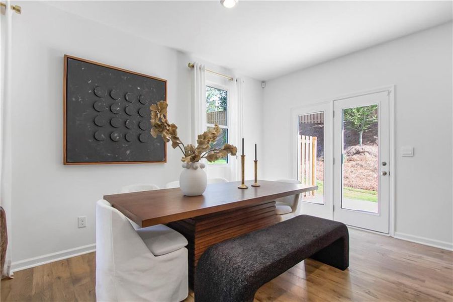 Furnished interior view inside a new home in Harvest Park, Decatur (Image 8).
