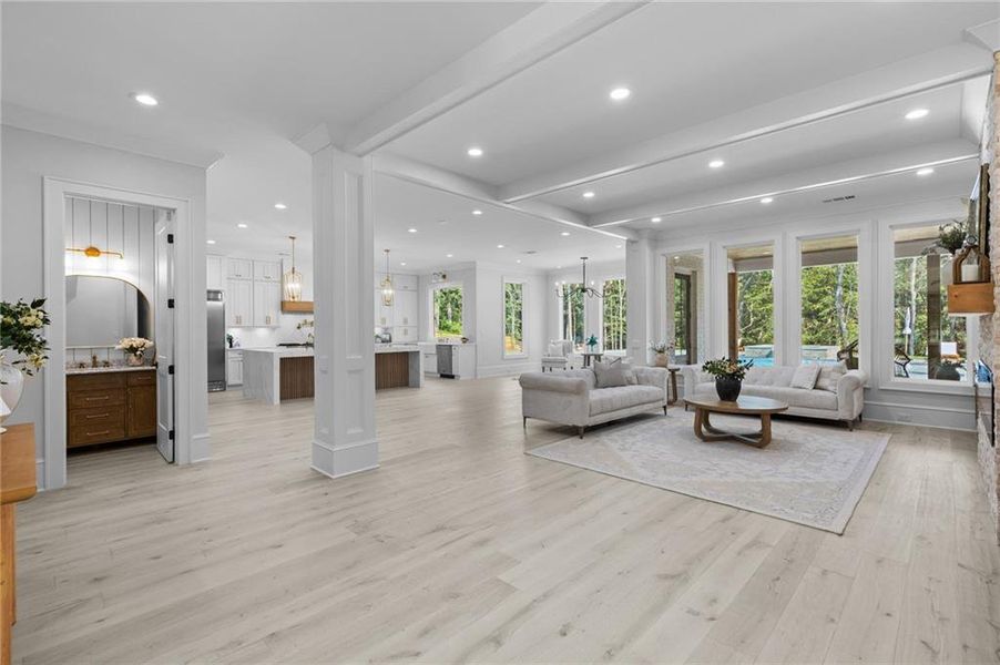 Furnished interior view inside a new home in , Dacula (Image 53).
