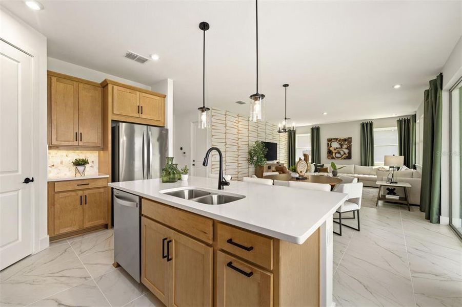 Furnished interior view inside a new home in , Orlando (Image 5).