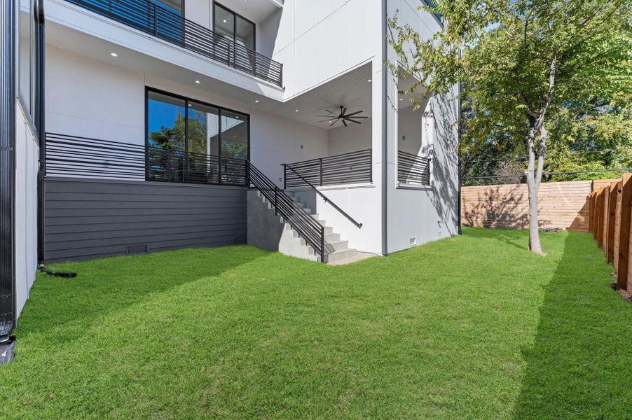 Exterior details and patio area of a home in , Houston (Image 23).