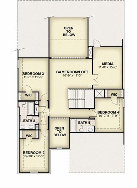2D floor plan layout for the Hero by Rockwell Homes in Wildflower Ranch, Fort Worth, TX (Image 47). 2D floor plan layout for the Hero by Rockwell Homes in Wildflower Ranch, Fort Worth, TX (Image 47).