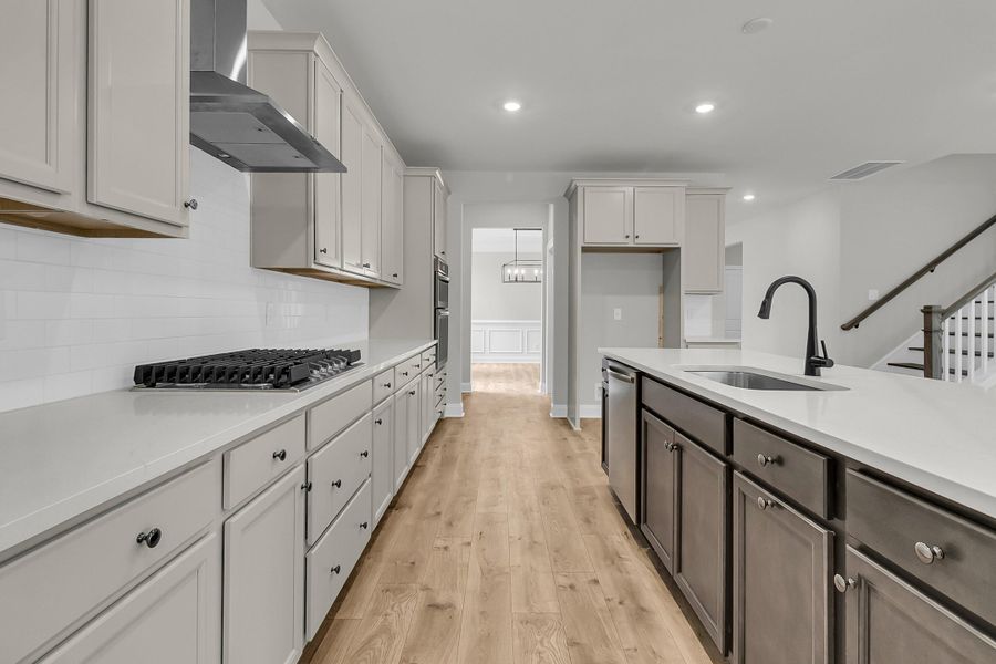 Furnished interior view inside a new home in Tidewater at Lakes of Cane Bay, Summerville (Image 11).